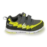 Detské ľahké športové tenisky BUGGA HONE Gray/Yellow/Black - 36