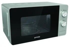 Gorenje MO17E1S strieborná / Mikrovlnná rúra / 17 l / 700 W / voľne stojaca / bez displeja (MO17E1S)