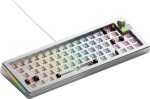 Glorious GMMK 3 Pro 65 % Custom Gaming-Tastatur - Barebone, ANSI-Layout, silber
