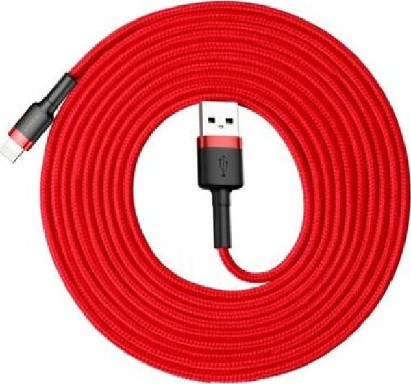 Baseus CALKLF-R09 Kábel USB-A (M) - Lightning (M) 3 m červená (CALKLF-R09)