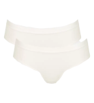 Dámske nohavičky GO Casual Hipster 2P - WHITE - biela 00GZ - SLOGGI WHITE XL