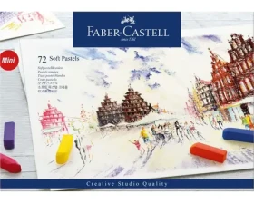 Faber-Castell Mini Pastely suché - papierová krabička 72 ks (128272)