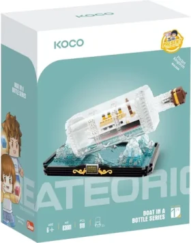 KOCO Stavebnica Boat in Bottle: Titanic mini