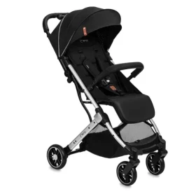 Momi ESTELLE LIGHT čierny so strieborným rámom / Športový kočík / od 6 mesiacov / do 15 kg (WOSP00051)