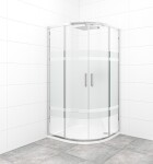 Sprchovací kút štvrťkruh 90x90 cm SAT TEX SATBKTEXS90CRS SATBKTEXS90CRS