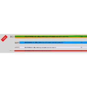 HELU 59530 vysokoteplotný drôt, HELUTHERM 145, 1 x 1.50 mm², modrá, 100 m; 59530