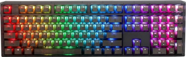 Ducky One 3 Aura Black Gaming Tastatur, RGB LED - MX-Silent-Red