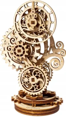 Ugears 3D drevené mechanické puzzle Steampunkové hodiny
