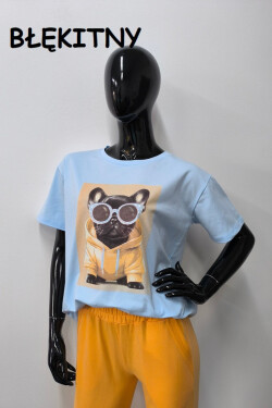 BLÚZKA FRANCISCA OFF PINK BLUE M