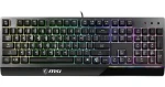 MSI Vigor GK30 čierna / Herná klávesnica / drôtová / membránová / USB / podsvietenie / US layout (278316)