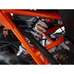 Mamido Detská benzínová štvorkolka RamiGO PRO RIDER 200CC oranžová
