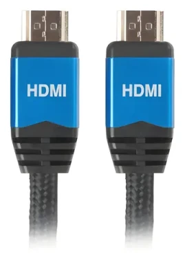 Lanberg CA-HDMI-20CU-0018-BL čierna / Kábel HDMI na HDMI / 1,8 m / HDMI 2.0 / 4K / 144 Hz (CA-HDMI-20CU-0018-BL)