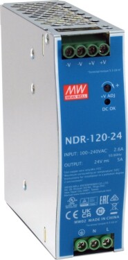 LevelOne LevelOne ind. Netzteil POW-2442 24VDC 120W DIN-Schiene si