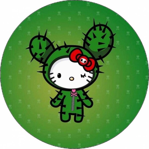 Jedlý papier Hello Kitty v kaktusovom kostýme 19,5 cm - Pictu Hap - Pictu Hap