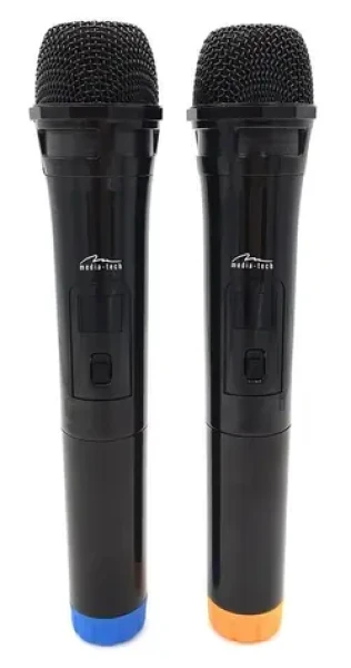 MED Accent Pro MT395 čierna / Karaoke mikrofón / drôtový / dosah 20 m / 2 ks (MT395)