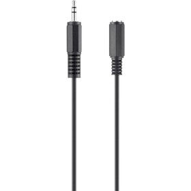 Belkin F3Y112bf3M-P jack audio prepojovací kábel [1x jack zásuvka 3,5 mm - 1x jack zástrčka 3,5 mm] 3.00 m čierna; F3Y112bf3M-P