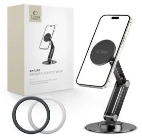 Tech-Protect DPT100 čierna / Magnetický držiak telefónu / MagSafe / stolný