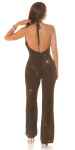 Sexy Koucla Musthave Neckholder glitter Overall Einheitsgroesse