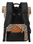 Batoh na notebook Travelite Basics Rollup Backpack Leopard