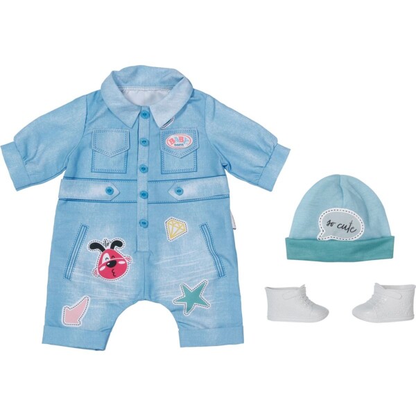 ZAPF Creation Baby Born Deluxe Jeans set oblečenie pre bábiky - 43 cm