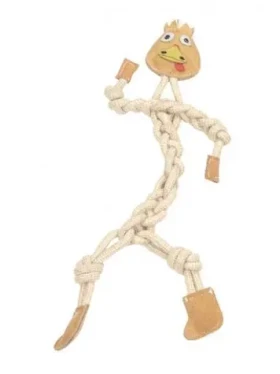 AnimALL Hračka Mr.Roper Morka koža+lano 47 cm/9 mm (110306)