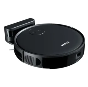 TESLA SMART Robot Vacuum AI100 čierna / robotický vysávač mop / odpadová nádoba 300 ml / Wi-Fi / Android iOS (TSL-VC-AI100)