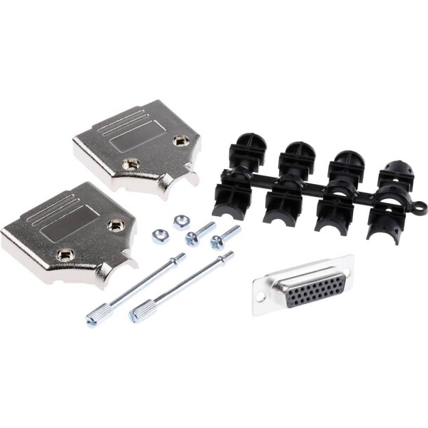 MH Connectors MHDTPK15HD26FS-K sada D-SUB zásuvková lišta 180 ° Pólov: 15 spájkovaný 1 ks; MHDTPK15HD26FS-K