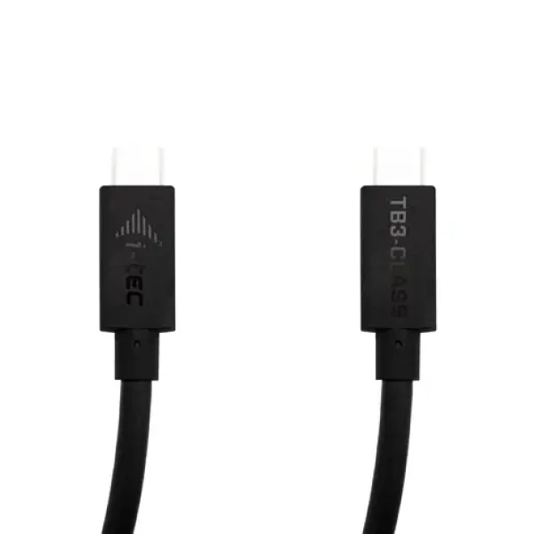I-TEC Thunderbolt 3 Class Cable čierna / Dátový kábel / 150 cm / 40 Gbps / 100W Power Delivery / USB-C (TB3CBL150CM)