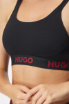 Podprsenka HUGO Sporty Black Bralette vystužená