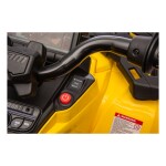 Mamido Detská elektrická štvorkolka Can-Am Outlander ATV žltá