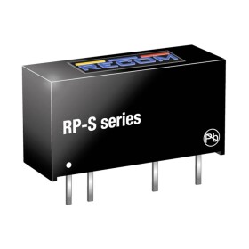 RECOM RP-1212S DC / DC menič napätia 12 V 12 V 0.084 A 1 W Počet výstupov: 1 x; RP-1212S