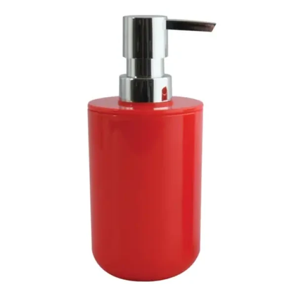 MSV INAGUA dávkovač mydla červený / plast / 240 ml (3700703992820)