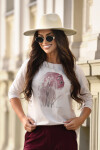 PRADO BLOUSE světle béžová 40