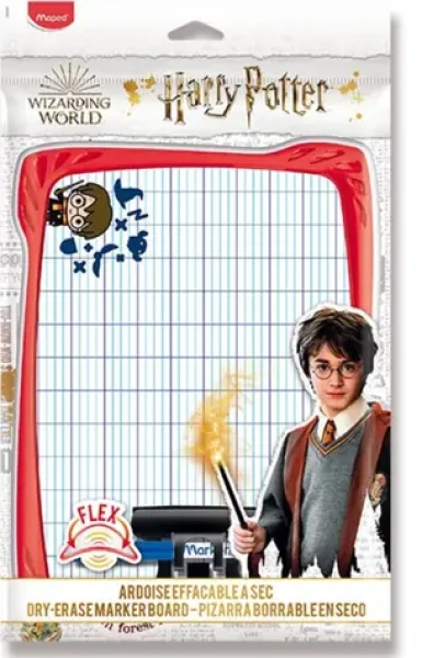 Maped Stierateľná tabuľka A4 (obojstranná) Harry Potter + fix (143032)