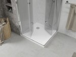 MEXEN/S - Lima Duo sprchovací kút 90x90, transparent, chróm + vanička so sifónom 856-090-090-01-02-4010