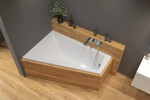 Asymetrická vaňa Laguna Idea Plus 160x100 cm akrylát ľavá ID1600LPLUS ID1600LPLUS