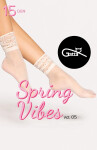 Ponožky Gatta Spring Vibes wz.05 15 den nero-nero Univerzální