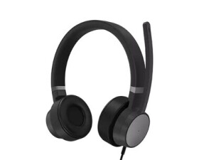 Lenovo Go Wired ANC Headset sivá / Drôtové slúchadlá / mikrofón / USB-C / ANC / Microsoft Teams (GXD1C99243)