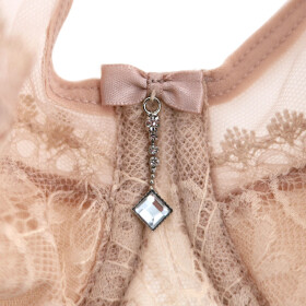 Dámska podprsenka 1396 Crystal beige plus - AVA Béžová 95/F