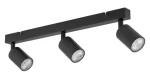 TK Lighting TOP čierna / Stropné bodové svietidlo / 3x GU10 / max. 10W / bez zdroja (6176)