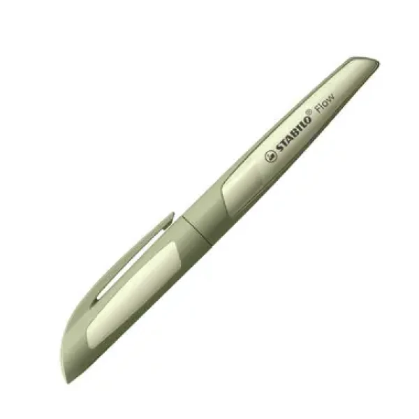 STABILO® Flow MONOCHROME - khaki - vr. bombičky s modrým zmizíkovateľným atramentom (5075/15-41)