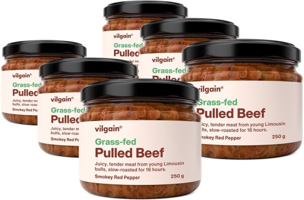 Vilgain Trhané hovädzie – 6× Údená paprika 250 g