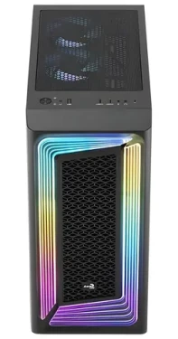 AeroCool Interstellar čierna / Skriňa / Midi Tower / ATX / mATX / Mini-ITX / 2x USB 3.2 Gen1 / 1x USB-C / bez zdroja (AEROPGSINTERSTELLAR1)