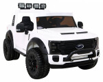 Mamido Elektrické autíčko Ford Super Duty 4x4 biele