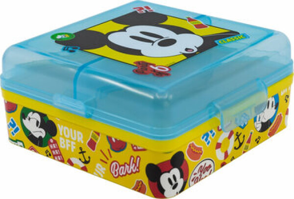 STOR Štvorcový Multi Box na desiatu Mickey Mouse (153878)