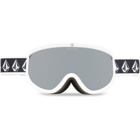 Snowboardové okuliare Volcom FOOTPRINTS WHITE RERUN/SILVER CHROME silver mirrors (VG0622316) Jedna velikost