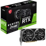 MSI GeForce RTX 3050 Ventus 2X XS OC 8GB / 1552 - 1807 MHz / 8GB GDDR6 / 128-bit / 1x DVI + 1x HDMI + 1x DP / 115W (8) (RTX 3050 VENTUS 2X XS 8G OC)