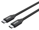 Unitek Kábel USB-C - USB-C čierna / Kábel / USB-C (M) - USB-C (M) / 2 m / PD 100W (C14059BK)