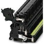 Fuse modular terminal block UT 4-PE/HESI LED 24 (5X20) 3070053 Phoenix Contact; 3070053