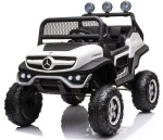 Mamido Detské elektrické autíčko Mercedes-Benz Unimog S 4x4 biele